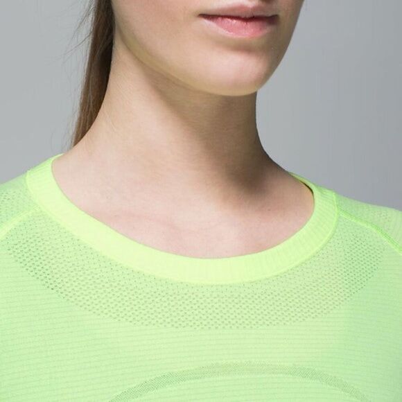 ✨Lululemon Citrus Swiftly Tech Long Sleeve Crew Sz 4 Top✨ - Picture 5 of 12